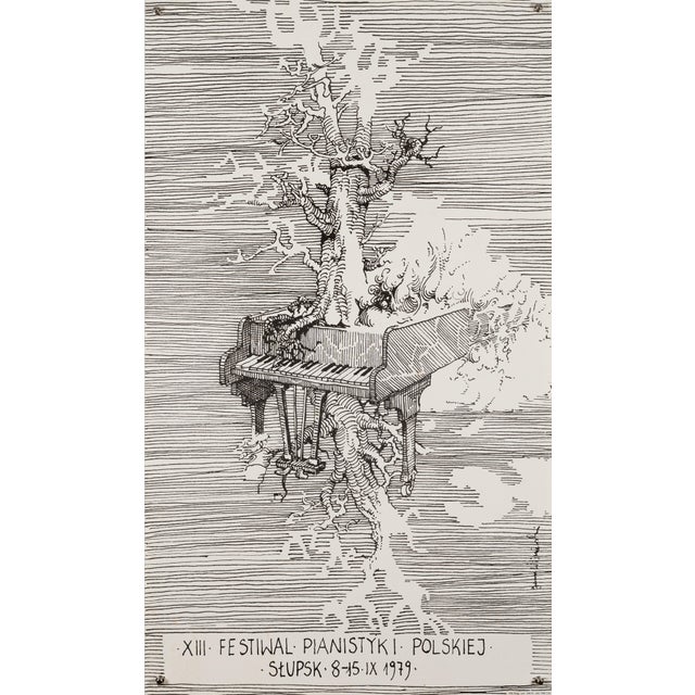 13th Polish Piano Festival Music Festival Poster, 1979 For Sale - Image 9 of 9