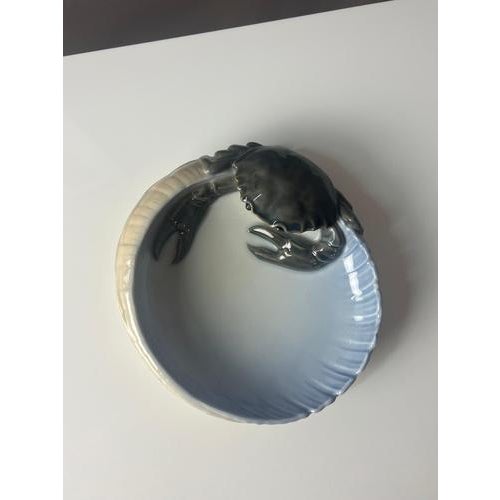 Royal Copenhagen Model 3131 Crab Shell Bowl by Jørgen Baslov for Royal Copenhagen For Sale - Image 4 of 11