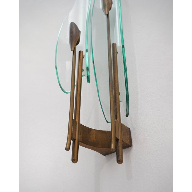 Model 1461 Wall Lamps by Max Ingrand for Fontana Arte, 1960s, Set of 2 For Sale - Image 12 of 16