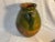 Magnificent 16” terra cotta olive jar with partial green glaze on top half. Beautiful ear shaped handles on each side.....