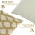 Fabdivine Handcrafted Block Print Cushion Cover 16x16 Inch Viscose Linen-Panchi For Sale - Image 4 of 5