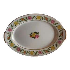 Vintage Mikado China Oval Platter Made in Occupied Japan