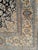 Vintage Persian Nain Area Rug, Hand-Knotted Wool & Silk, Garden of Paradise Pattern, 4x7, Navy & Tan For Sale In Chicago - Image 6 of 6