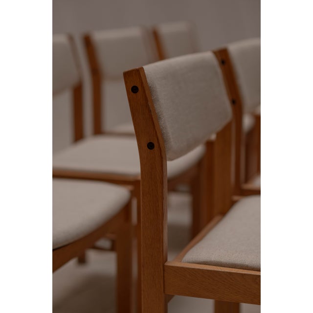 1970s Dining Chairs by Børge Mogensen for FDB Møbler, Denmark, 1970s, Set of 8 For Sale - Image 5 of 14