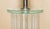 Tall Glass and Brass Column Table Lamp For Sale - Image 4 of 14