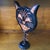 Folk Art Victorian Folk Art Inspired Halloween Cat For Sale - Image 3 of 12