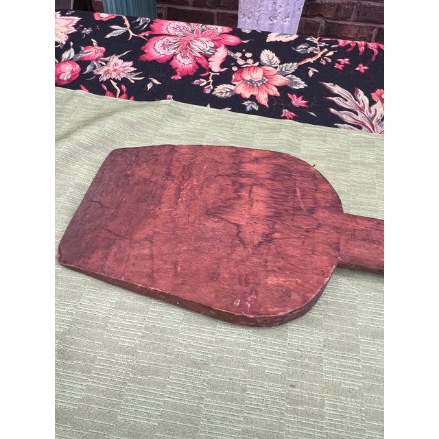 Rustic European 1970s Long Wooden Mixing Paddle For Sale - Image 3 of 3
