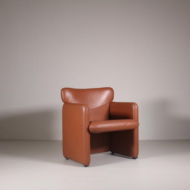 Brown Model S148 Armchair from Tecno For Sale - Image 8 of 16