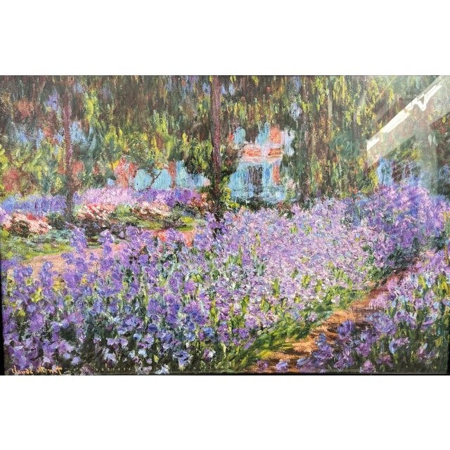 Claude Monet the Artist's Garden at Giverny Impressionist Painting Art Print For Sale - Image 14 of 18