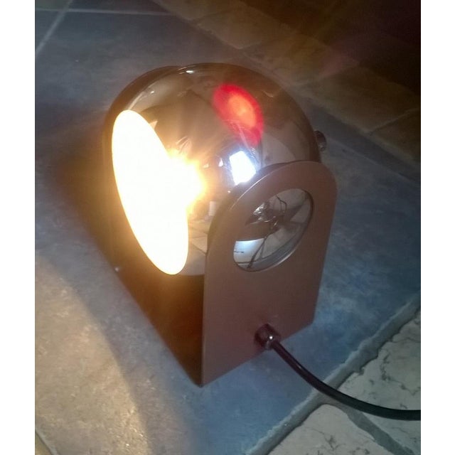 Brown Italian Table Lamp, 1960s For Sale - Image 8 of 10