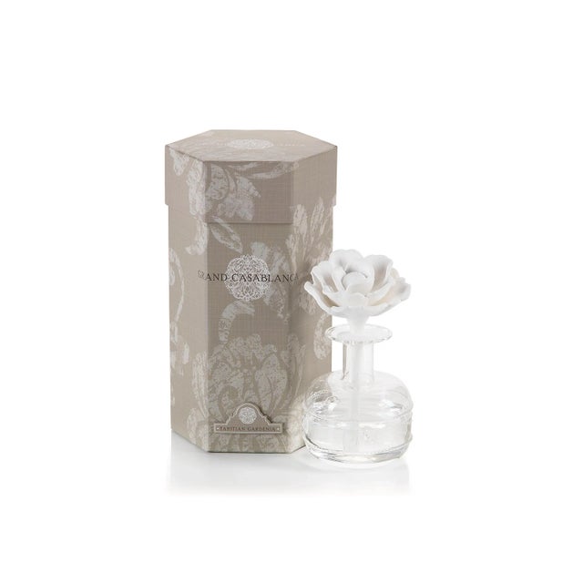 This elegant, vintage-styled porcelain diffuser is a beautiful addition to any room. No need for reeds, the porcelain...