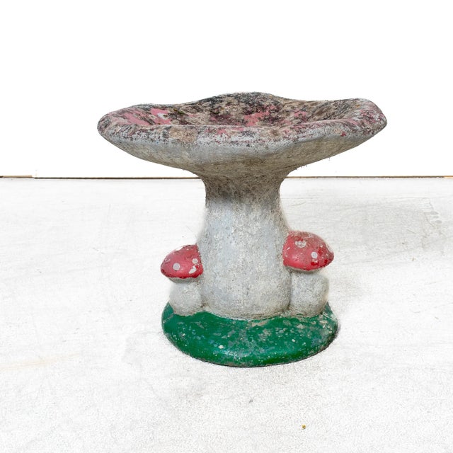 Mid-20th Century French Cast Concrete Mushroom Garden Seat or Stool For Sale - Image 12 of 18
