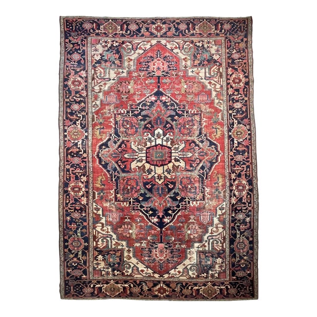 1900's Antique Serapi Rug For Sale