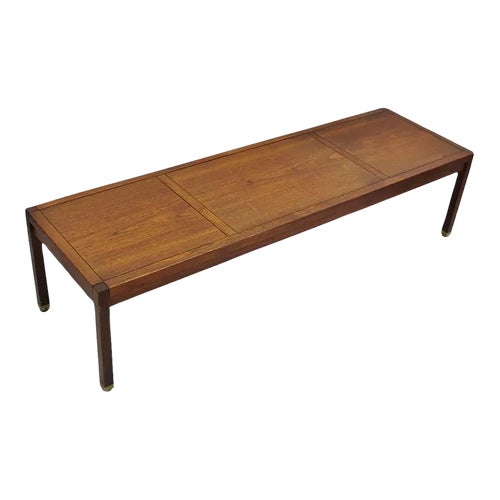 Vintage Mid Century Modern Teak Wood Danish Style Rectangular