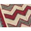 Awesome Ivory Background Color and Tribal Geometric Design Antique American Navajo Flatweave Rug For Sale - Image 16 of 18