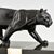 Black M. Leducq, Art Deco Panther, 1930, Metal on Marble Base For Sale - Image 8 of 11