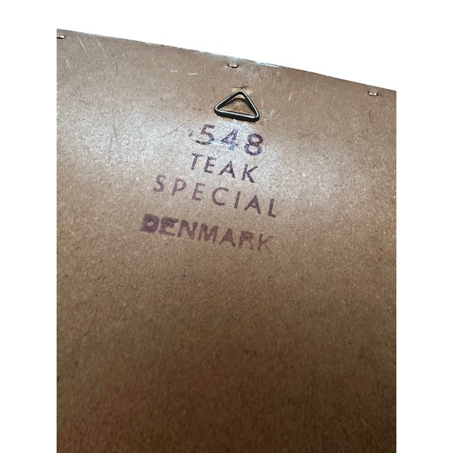 Mid-Century Modern Tapered Teak Wall Mirror, 1970s For Sale - Image 10 of 12