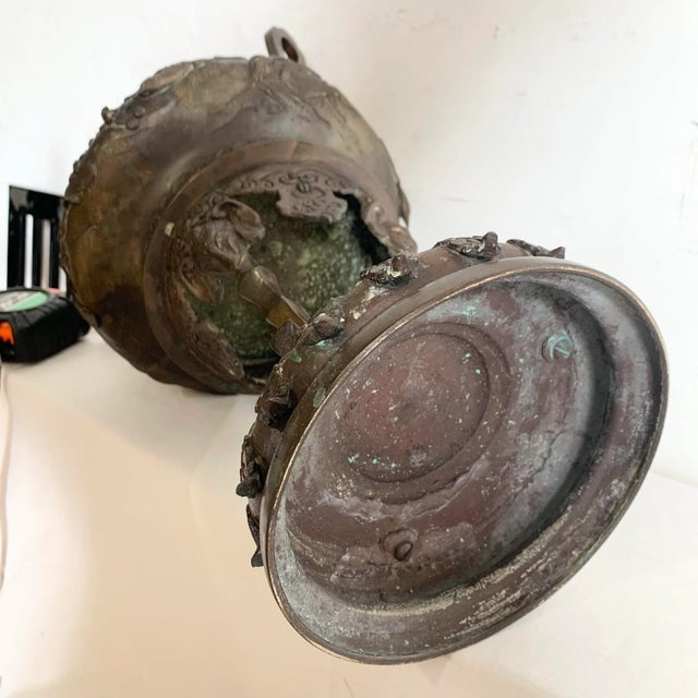 Antique Chinese Bronze Censer/Incense Burner For Sale - Image 10 of 10