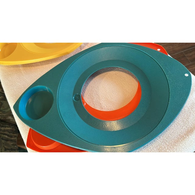 1960s Vintage Better Maid Plastic Paper Plate & Cup Holders Set of 5 MCM BBQ Party For Sale - Image 5 of 10