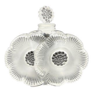 Profumo Flowers Bottle by René Lalique for Lalique, 1970s For Sale