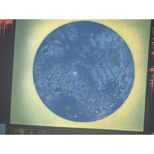 Modern Max Ernst, Door Overlooking the Moon, Original Lithograph For Sale - Image 3 of 6