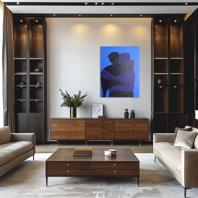 Bodasca, Can I Hold You Blue, 2026, Acrylic on Canvas For Sale - Image 3 of 12