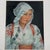 Vintage Original Pastel Portrait Painting of Japanese Woman in Kimono For Sale - Image 4 of 12