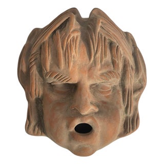 Terracotta Mask, 20th Century For Sale