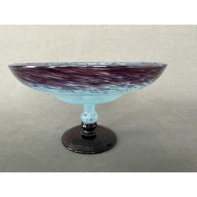Centerpiece in Signed Crystal by Charles Schneider, 1925 For Sale - Image 9 of 9