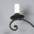 Italian Wall Lamp with Iron Decorations For Sale - Image 5 of 9