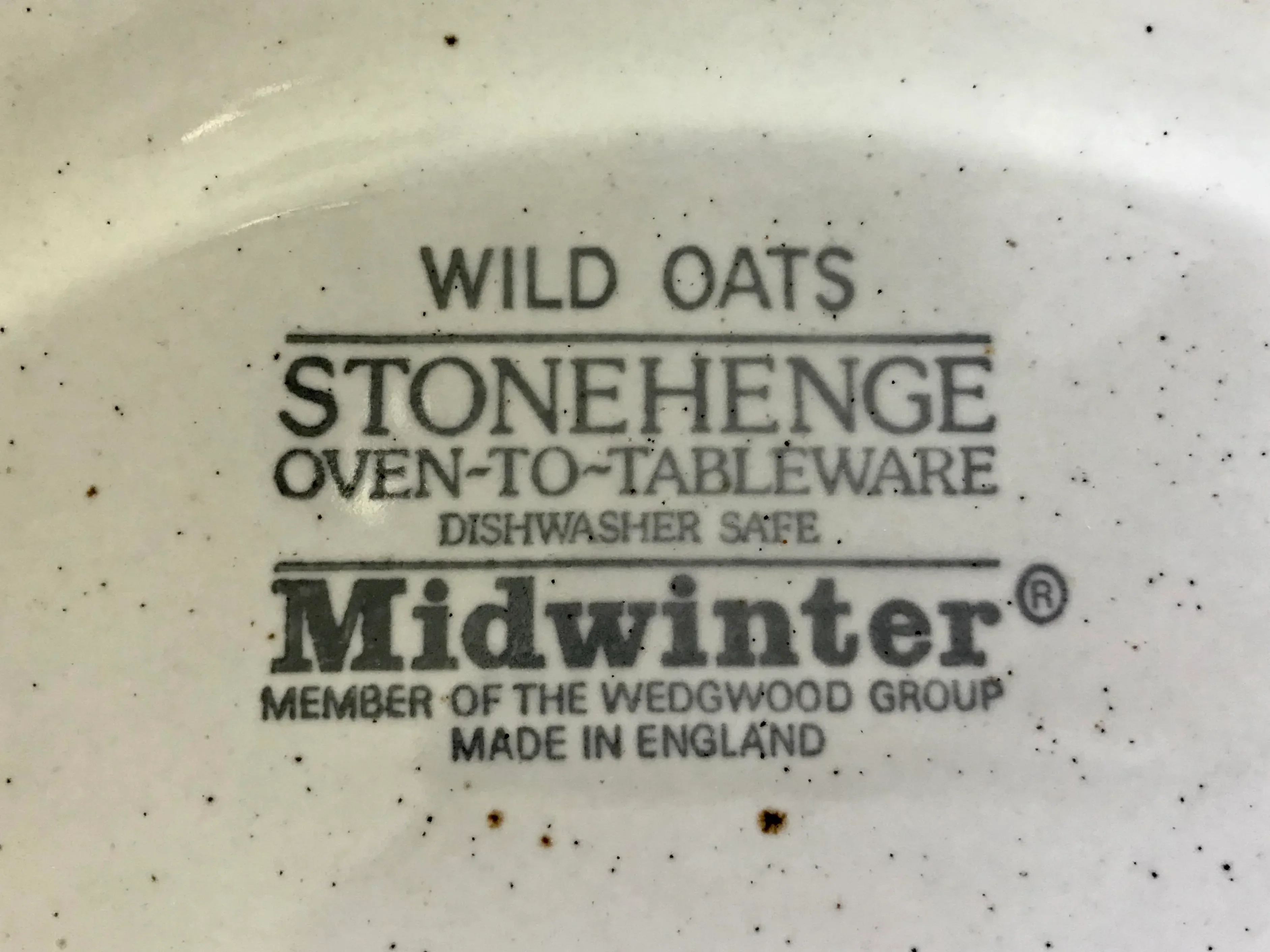 1960's Midwinter Stonehenge English Pottery Serving Set - 7 Pieces