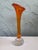 1960s Swedish Åseda Glasbruk Orange Art Glass Bud Vase, Attributed to Bo Borgström For Sale - Image 10 of 11