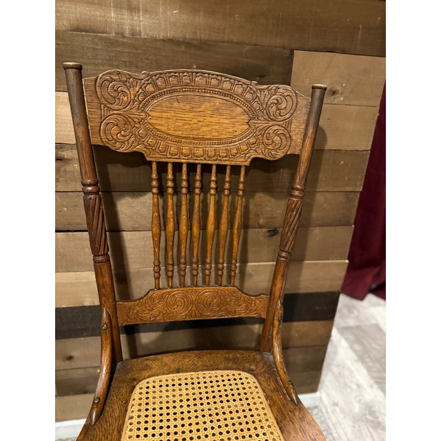 Set of Six Late 19th Century American Renaissance Revival Carved Oak Dining Chairs, Circa 1885–1900 For Sale - Image 9 of 11