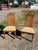 Beige Vintage Singer Furniture Italian Mediterranean Cane Back Dining Chairs For Sale - Image 8 of 8