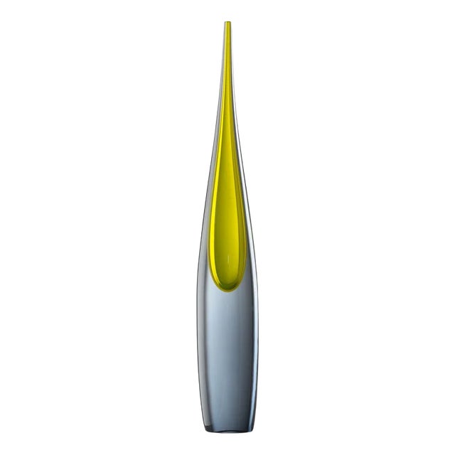 Medium Gray / Yellow Pinnacles Sculpture by Luciano Gaspari For Sale
