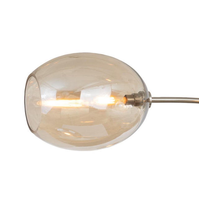 Mid-Century Modern Regina Andrew Artemis Mobile Chandelier, Polished Nickel with Champagne Glass For Sale - Image 3 of 6