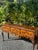 18th Century Georgian-Style Oak Low Dresser With Serpentine Front & Carved Bracket Feet For Sale - Image 10 of 11