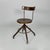 Mid-Century Modern Italian Wooden and Metal Chair with Casters, 1940s For Sale - Image 16 of 16
