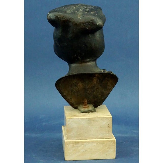 19th Century Bronze Bust Sculpture of Child by Achille d'Orsi, Italy For Sale - Image 5 of 18