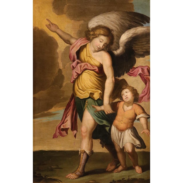 Alonso Cano, The Guardian Angel, 1650, Oil on Canvas For Sale - Image 15 of 15