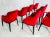 Red Set of 10 Poliform Dining Chairs by Emmanuel Gallina, Italy, 2009 For Sale - Image 8 of 18