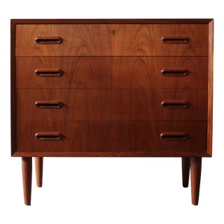 Vintage Danish Chest of Drawers in Teak, 1960s For Sale