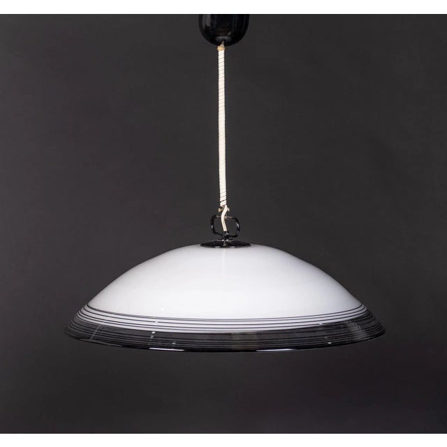 Murano Ceiling Lamp from Vetri Murano, Italy, 1970s For Sale - Image 4 of 5