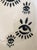 All Seeing Eye Bowl Large Hand-built Ceramic Bowl Black Sgraffito Size is approximately: 12'' x 12'' x 3.5'' Magical,...