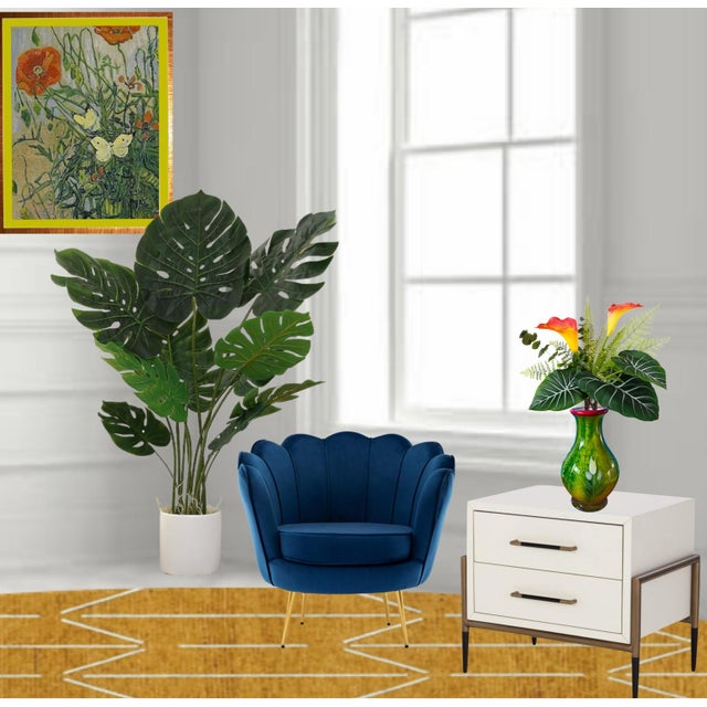 Dale Chihuly Art Glass Vase White Flower Design For Sale - Image 4 of 12