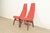 Craft Associates Adrian Pearsall for Craft Associates Mid-Century Modern High Back Side Chairs or Lounge Chairs, Pair For Sale - Image 4 of 8