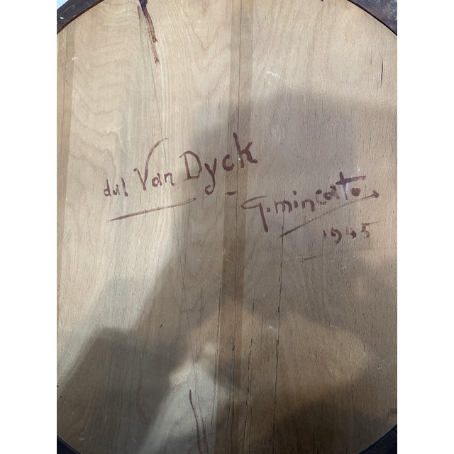 Mincato Giuseppe, Madonna with Sleeping Child, 1920s, Oil on Canvas, Framed For Sale - Image 6 of 7