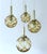 Metal Vintage Glass Pendant Light from Doria Leuchten, 1970s For Sale - Image 7 of 14