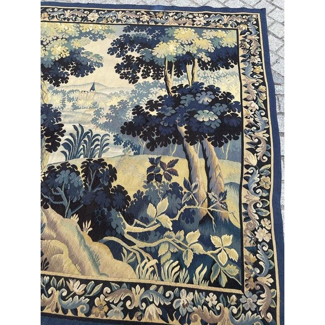 Mid-20th Century Aubusson Tapestry – Handwoven Wool & Silk Beautiful mid-20th century Aubusson tapestry, finely handwoven...