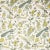 Sample - Schumacher Campagne Fabric in Cadet & Citron For Sale
